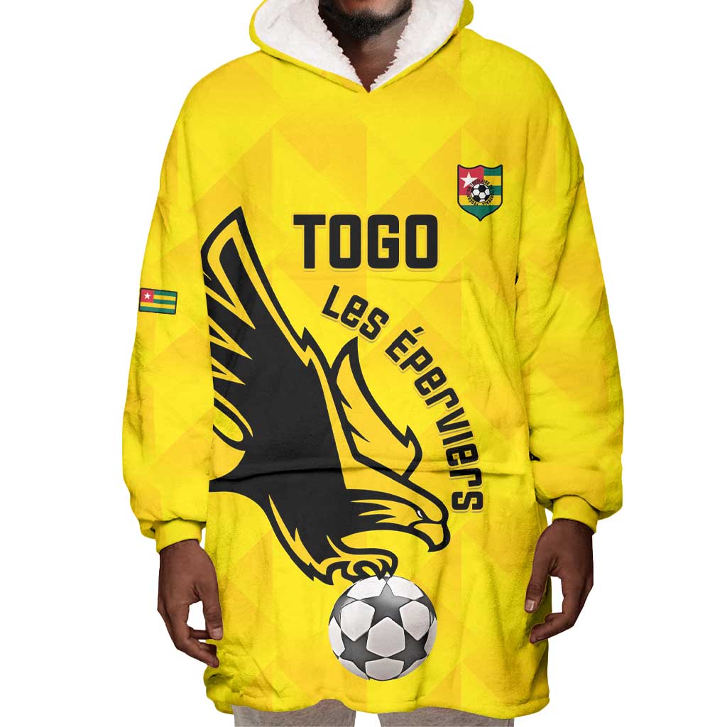 Custom Togo Football Wearable Blanket Hoodie Go Champions LT15
