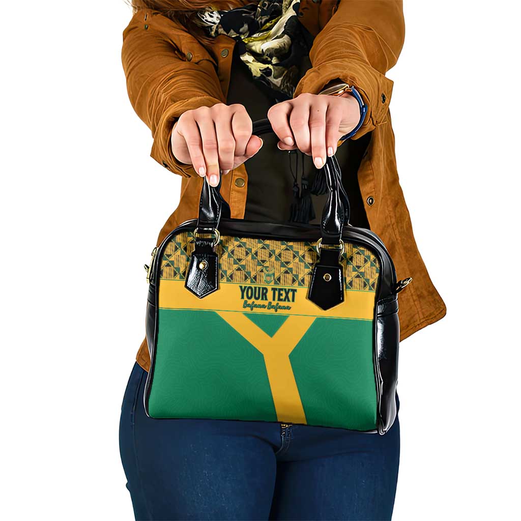 Custom South Africa Soccer Shoulder Handbag Go Champions LT15