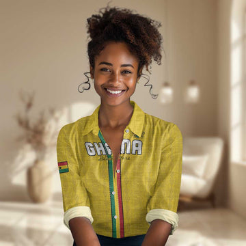 Custom Ghana Football Women Casual Shirt We Are Champions LT15