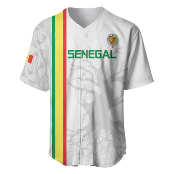 Custom Senegal Football Baseball Jersey We Are Champions LT15