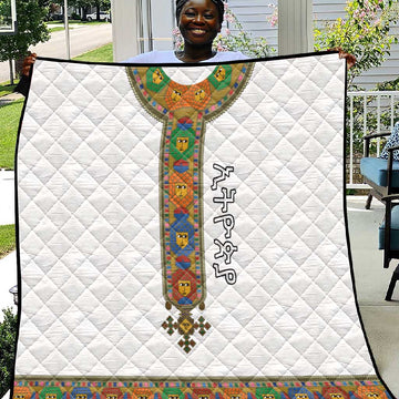 Ethiopia Saba Kemis Habesha Style Quilt LT15