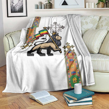 Ethiopia Saba Kemis Blanket Lion Of Judah LT15
