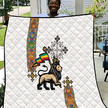 Ethiopia Saba Kemis Quilt Lion Of Judah LT15