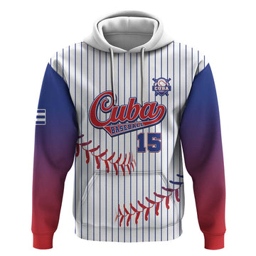 Custom Cuba Baseball Hoodie Sporty Style LT15