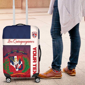 Custom Dominican Republic Football Luggage Cover Come On Los Quisqueyanos LT15