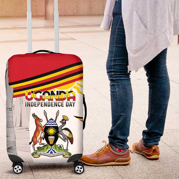 Uganda Independence Day Luggage Cover Independence Monument - Coat Of Arms LT15