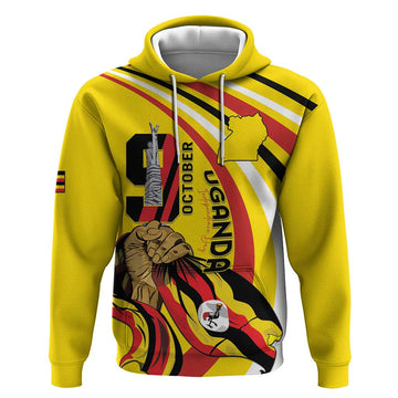 Uganda Hoodie 63rd Anniversary Of Independence LT15