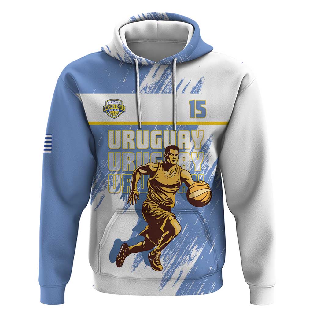 Custom Uruguay Basketball Hoodie Come On Charruas LT15