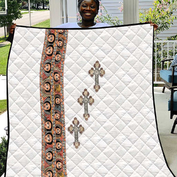 Ethiopia Angels Tilet With Cross Quilt LT15
