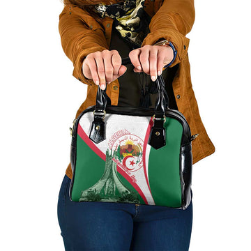 Happy Algeria Independence Day Shoulder Handbag Maqam Echahid Coat Of Arms LT15