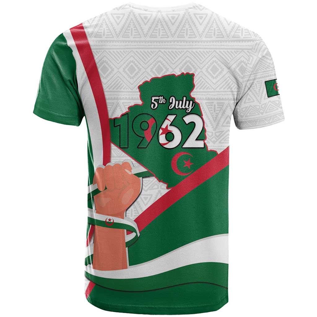 Algeria Independence Day T shirt Coat Of Arms With Maqam Echahid LT15