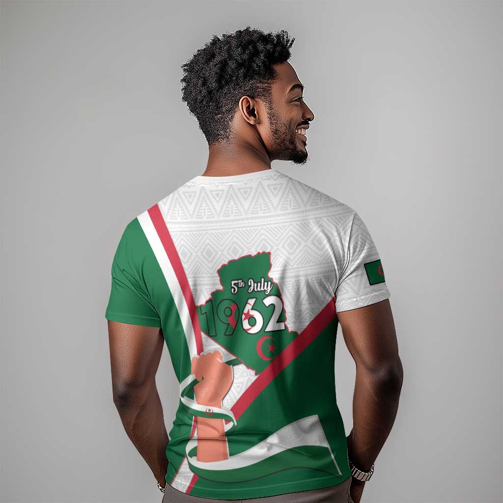 Algeria Independence Day T shirt Coat Of Arms With Maqam Echahid LT15