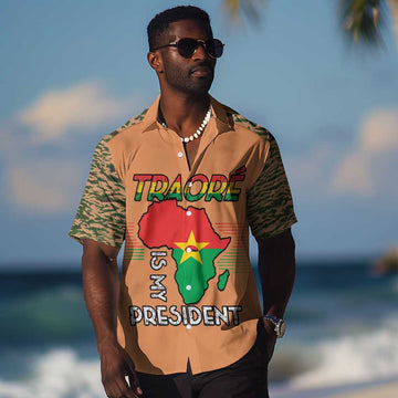 Traore Is My President Hawaiian Shirt Africa For Africans LT15