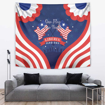 Liberia Flag Day Tapestry One Flag One People LT15