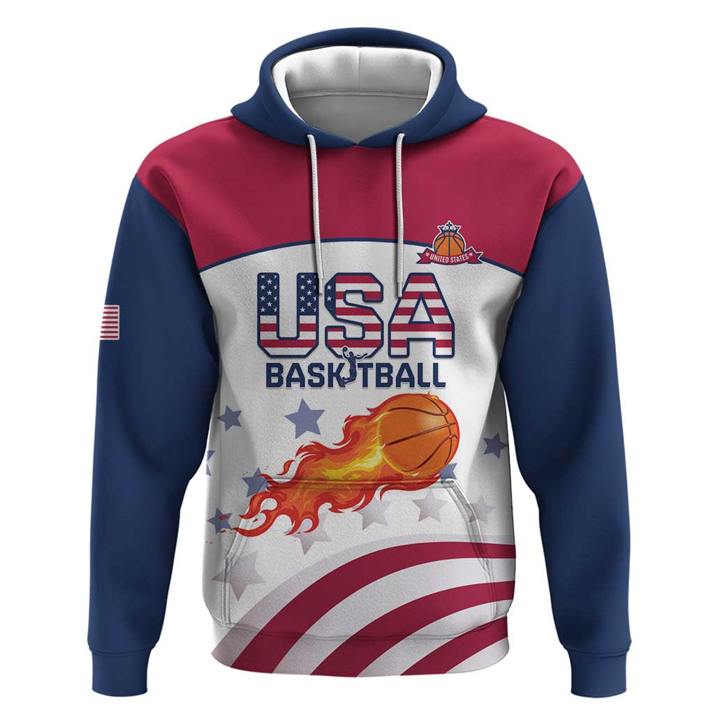 Custom United States Basketball Hoodie Go Champions LT15