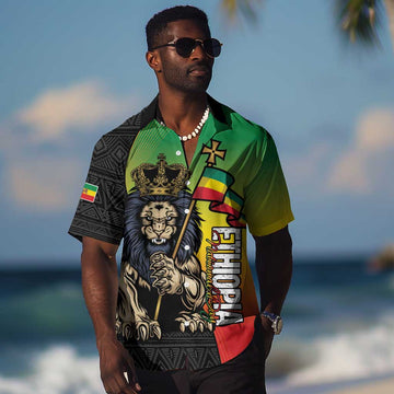 Personalized Ethiopia Hawaiian Shirt Happy National Day LT15
