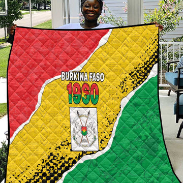 Happy Burkina Faso Quilt Independence Day - Bogolan Pattern LT15