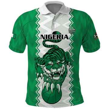 Nigeria Basketball Custom Polo Shirt Go DTigers LT15