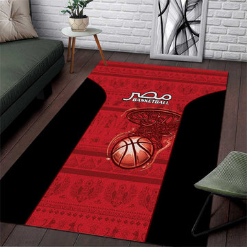 Afro Basketball Egypt Area Rug Come On Pharaohs LT15
