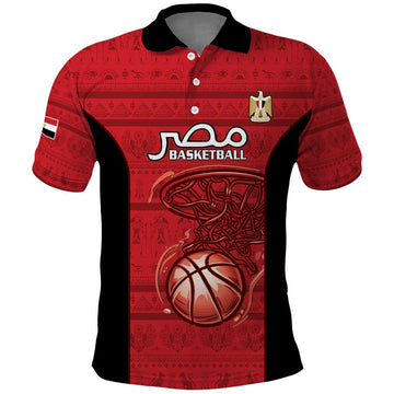 Egypt Basketball Custom Polo Shirt Go Pharaohs LT15