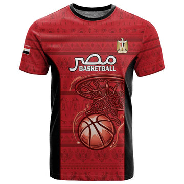 Afro Basketball Custom Egypt T shirt Come On Pharaohs LT15