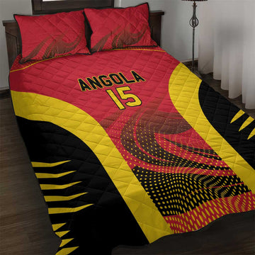 Afro Basketball Custom Angola Quilt Bed Set Go Champions LT15