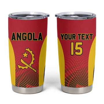 Afro Basketball Custom Angola Tumbler Cup Go Champions LT15