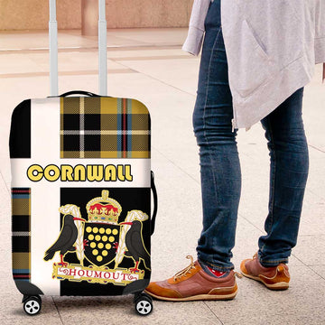 Cornwall Luggage Cover Coat Of Arms - Cornish Tartan LT15