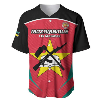 Afro Mozambique Football Custom Baseball Jersey Go Os Mambas LT15