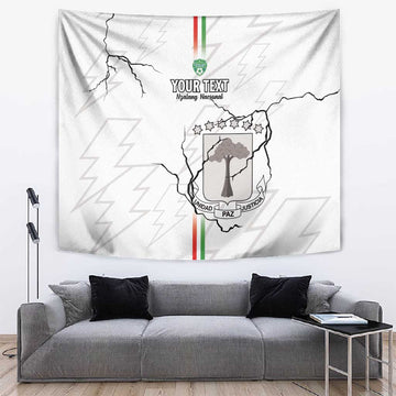 Custom Equatorial Guinea Football Tapestry Go Champions - White Version LT15