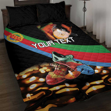 Personalized Eritrea Martyrs Day Quilt Bed Set Candlelight Vigil Remembering Our Heroes LT15