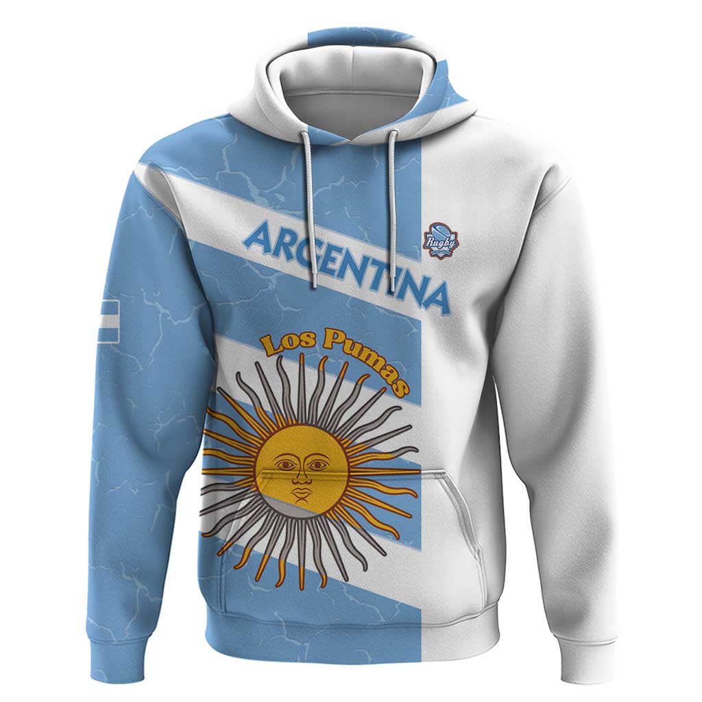 Argentina Rugby Custom Hoodie Go Los Pumas LT15