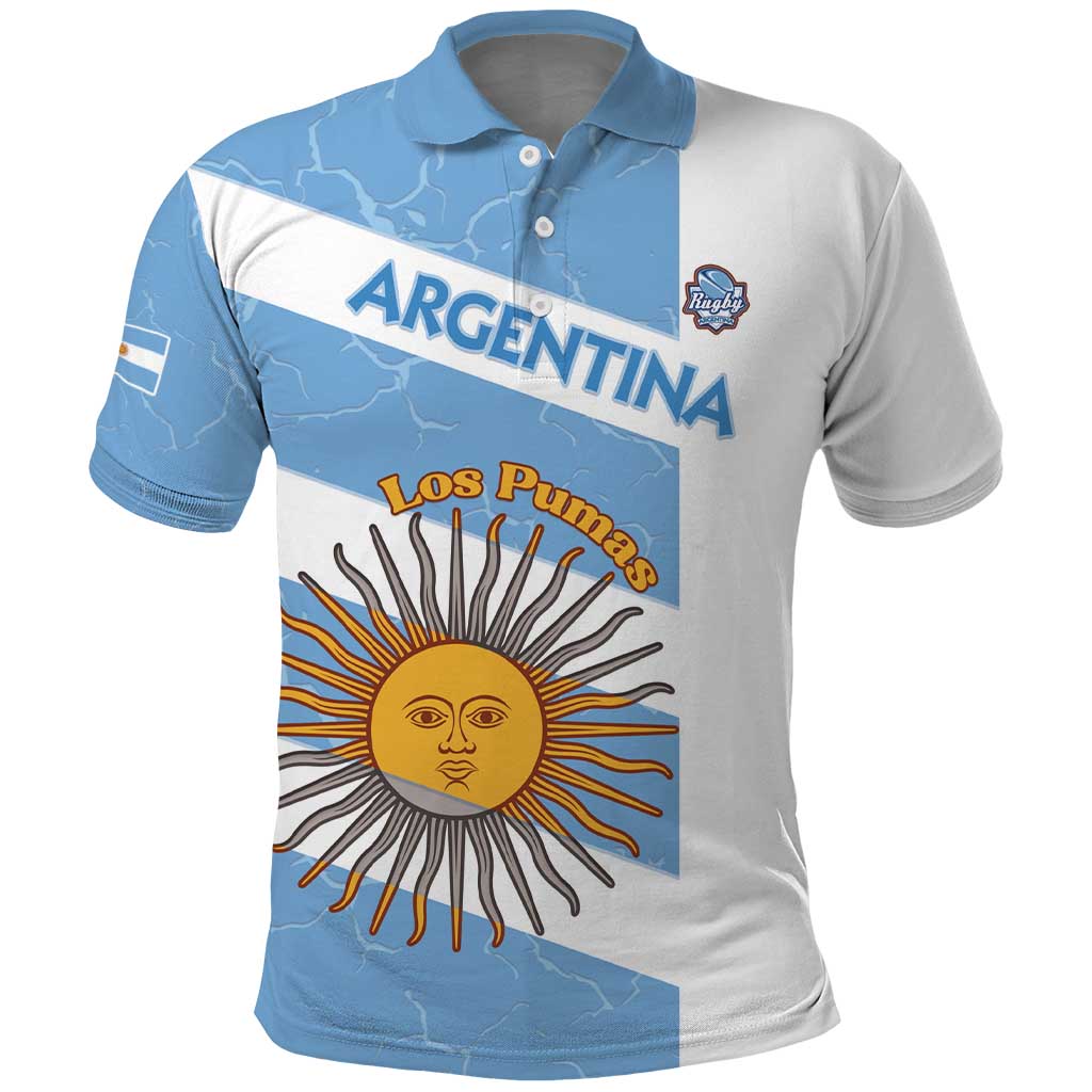 Argentina Rugby Custom Polo Shirt Go Los Pumas LT15