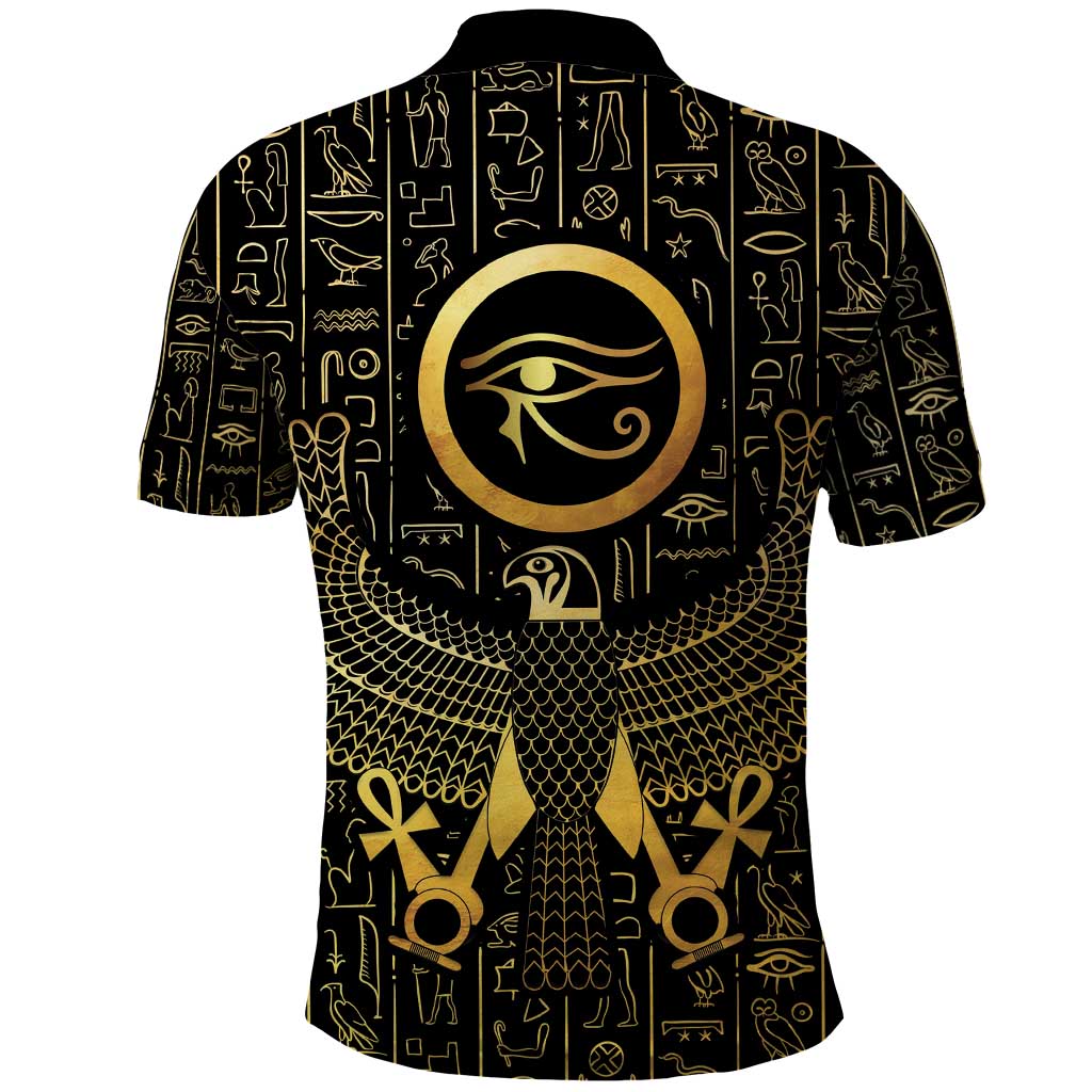 Ancient Egyptian Polo Shirt Horus Falcon God LT15
