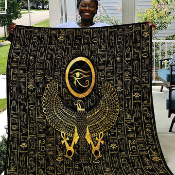 Ancient Egyptian Quilt Horus Falcon God LT15