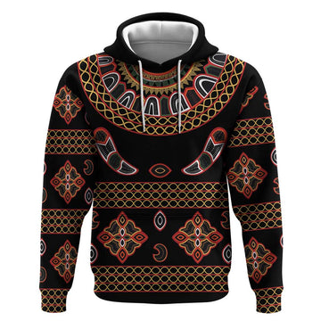 Toghu Hoodie Cameroon Traditional Pattern LT15