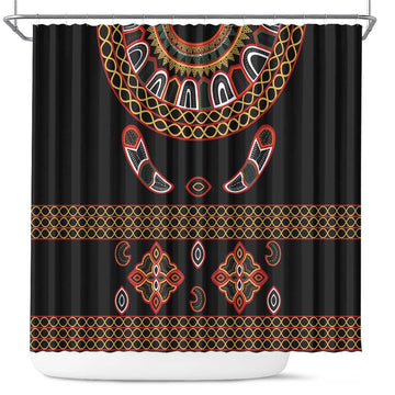 Toghu Shower Curtain Cameroon Traditional Pattern LT15