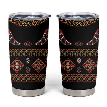 Cameroon Traditional Toghu Pattern Tumbler Cup LT15
