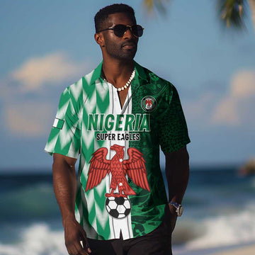 Custom Nigeria Football Hawaiian Shirt Go Champions LT15