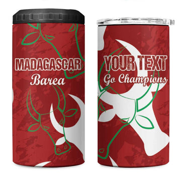 Custom Madagascar Football 4 in 1 Can Cooler Tumbler Allez Barea LT15