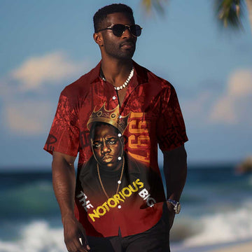 Biggie Smalls Forever Since 1997 Hawaiian Shirt Big Black Hip Hop LT15