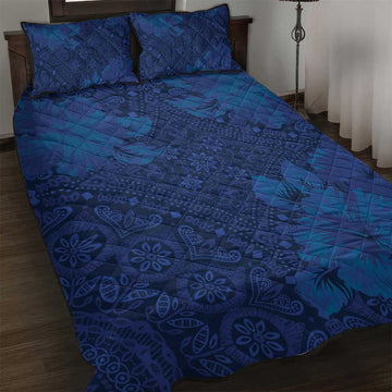 Afro Hibiscus Tropical Quilt Bed Set ShweShwe African Pattern LT15