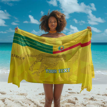Custom Benin Football Sarong Go Les Guepards LT15