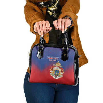 Personalized Second Empire of Haiti 1849-1859 Shoulder Handbag Imperial Coat Of Arms Flag Style LT15