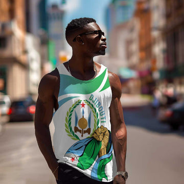Personalized Happy Djibouti Men Tank Top Independence Day LT15