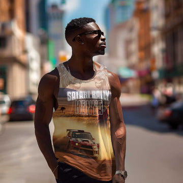 Personalized Kenya Safari Racing Car Men Tank Top Come On Kenyan LT15
