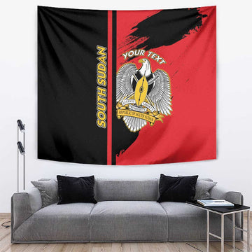 Personalized South Sudan With Coat Of Arms Tapestry Sporty Style LT15