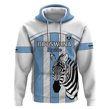Custom Botswana Football Hoodie Come On Zebras LT15