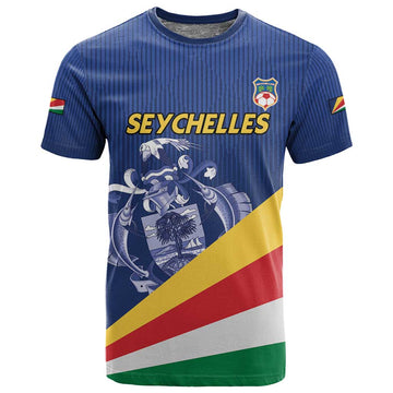 Custom Seychelles Beach Soccer 2025 T shirt Go Champions Sesel LT15