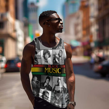 Black Music Month Legends Tribute Men Tank Top LT15